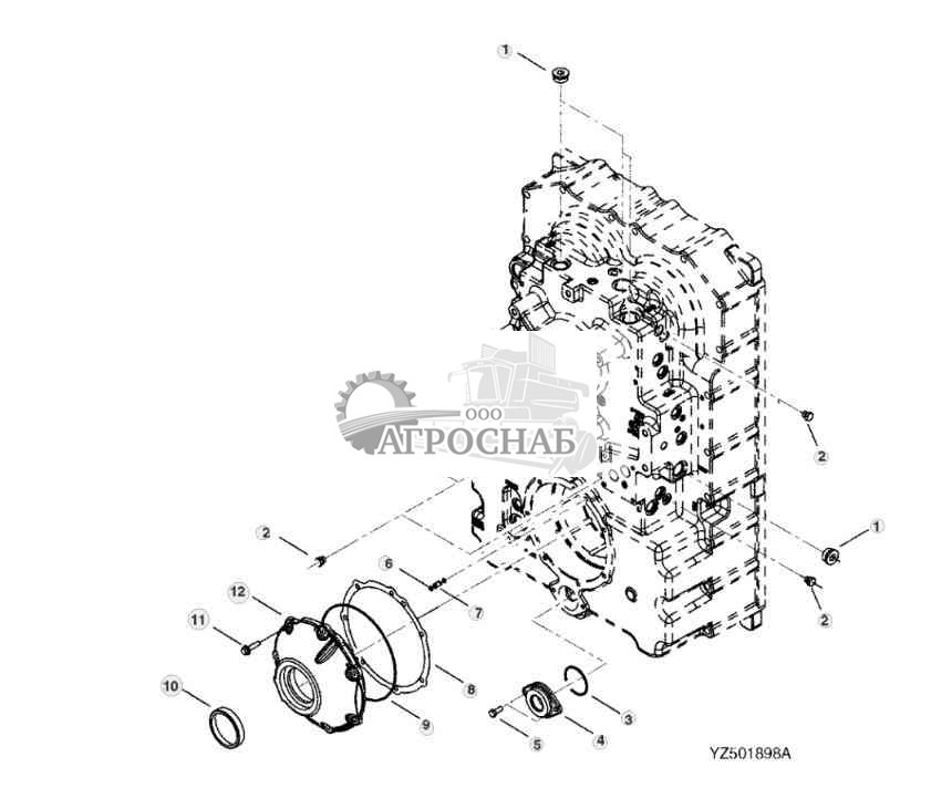 TRANSMISSION REAR HOUSING (9620) 